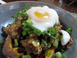 sisig and happy egg